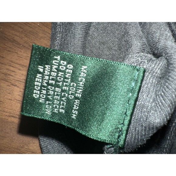 Lauren Ralph Lauren Gray Turtleneck Top 1X Long Sleeve Pullover Classic Basic - Picture 9 of 9